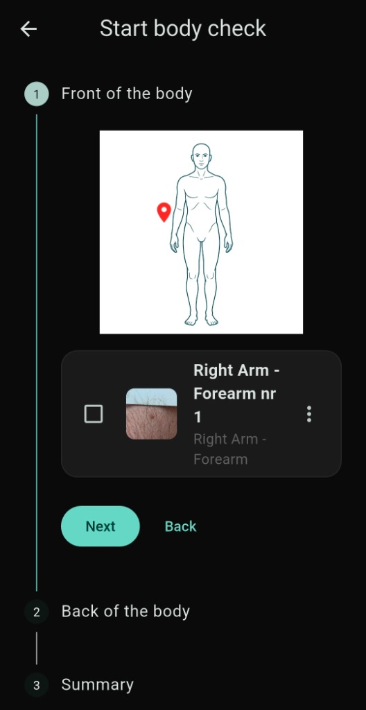 MoleLog App Screenshot