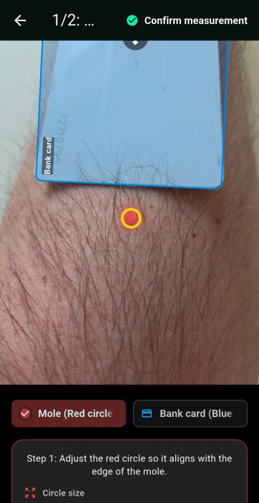 MoleLog Millimeter Måling